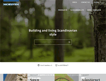 Tablet Screenshot of moelven.com